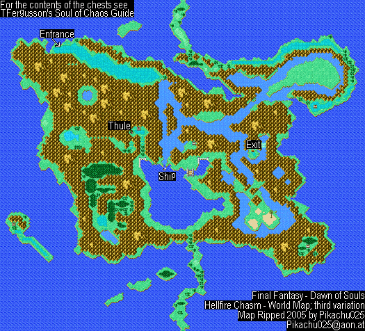 Final Fantasy 2 World Map