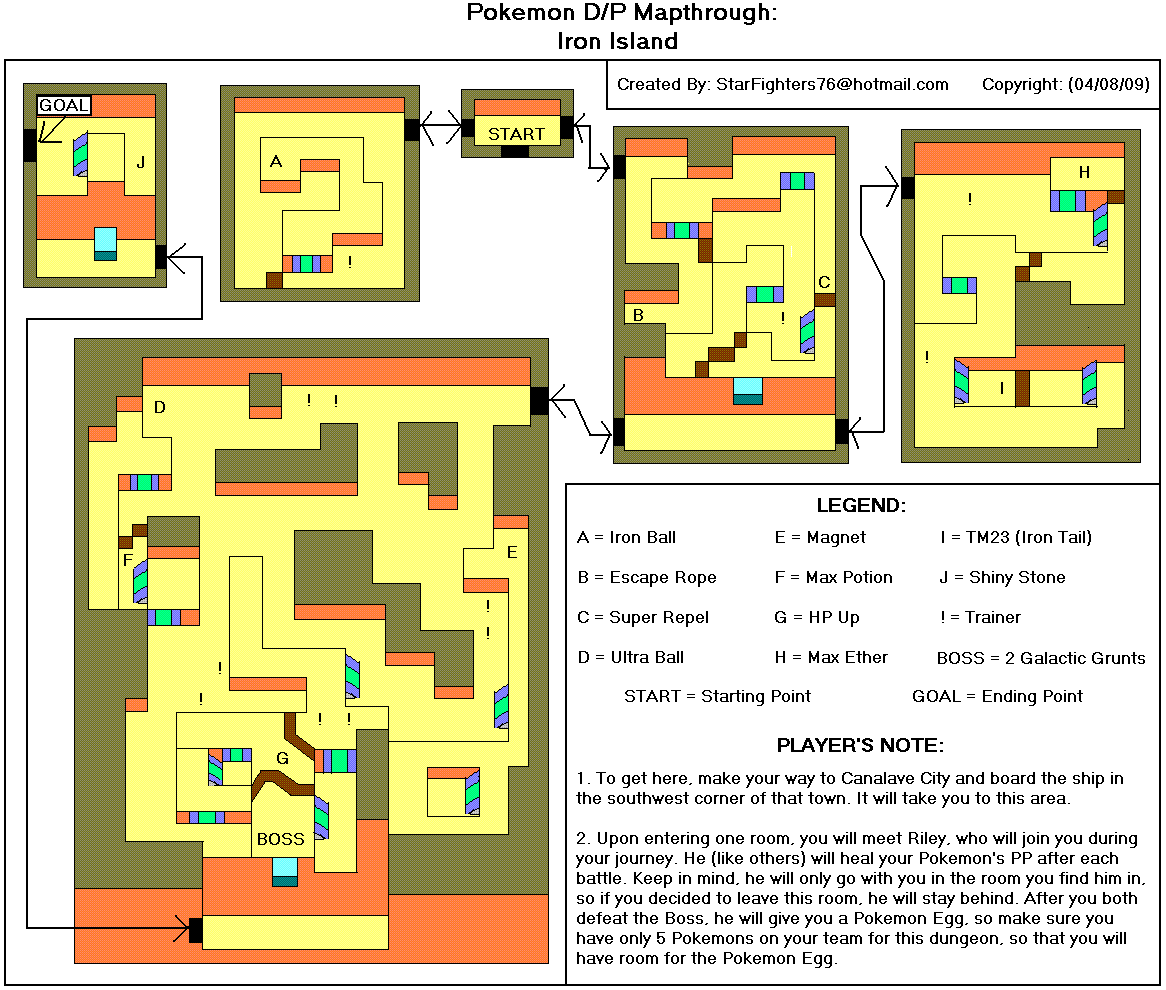 Pokémon Diamond/Pearl Iron Island Map (GIF) - StarFighters76 ...