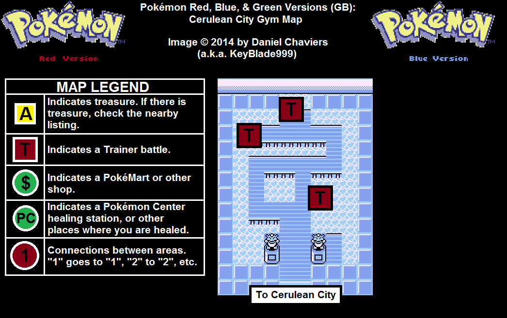 Pokemon Yellow Version: Special Pikachu Edition Victory Road Map Map for  Game Boy by KeyBlade999 - GameFAQs
