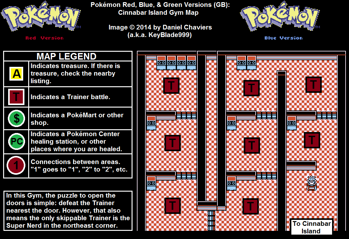 Pokemon Yellow Version: Special Pikachu Edition Pokemon Mansion Map Map for  Game Boy by KeyBlade999 - GameFAQs